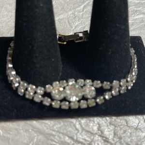 Rhinestone Bracelet for a Sm Wrist, 6 1/2”